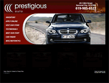 Tablet Screenshot of presautoinc.com